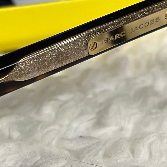 Marc Jacobs Tortoise and Gold Eyeglasses - Picture 4 of 5